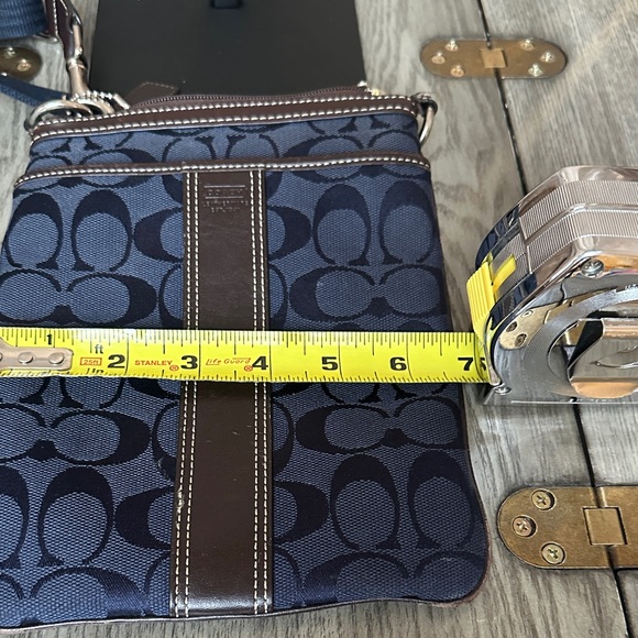 COACH Signature "C" Jacquard Crossbody Bag  with Tag - Picture 11 of 12
